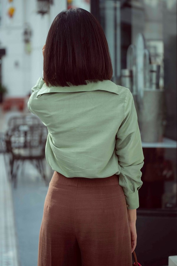 Selina shirt | Sơ mi cổ đổ