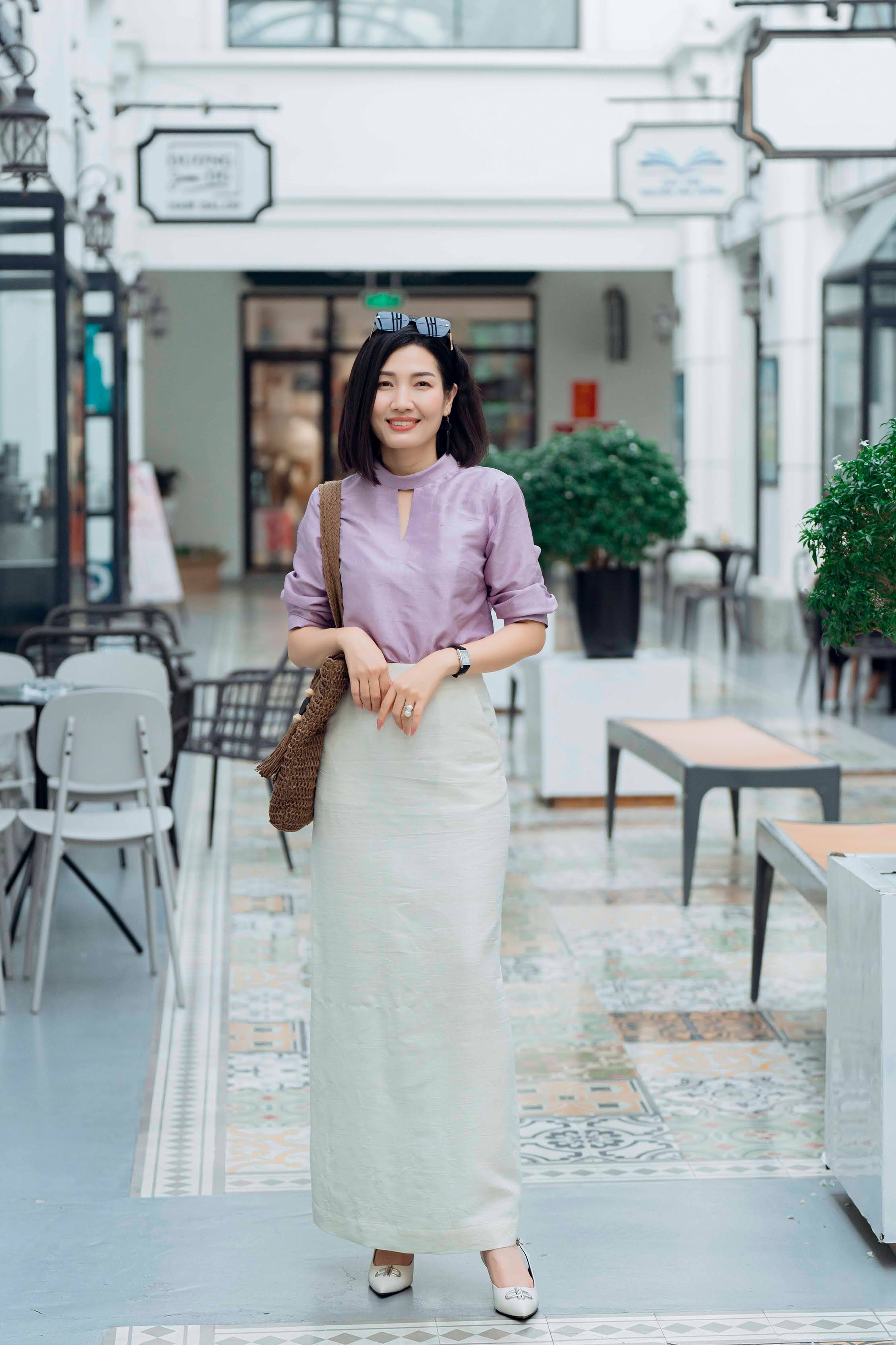 Lavender Well Shirt | Áo sơ mi “Tím Giếng” 