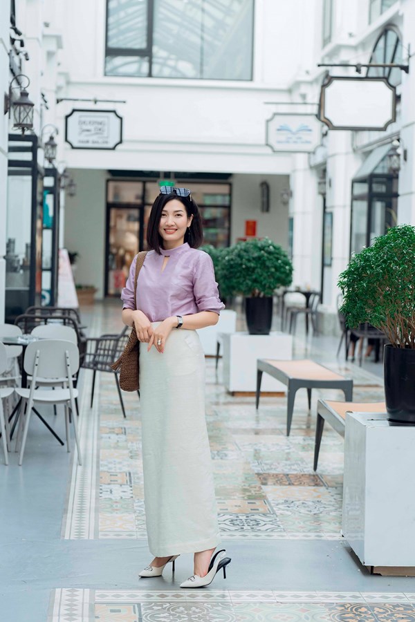 Lavender Well Shirt | Áo sơ mi “Tím Giếng” 