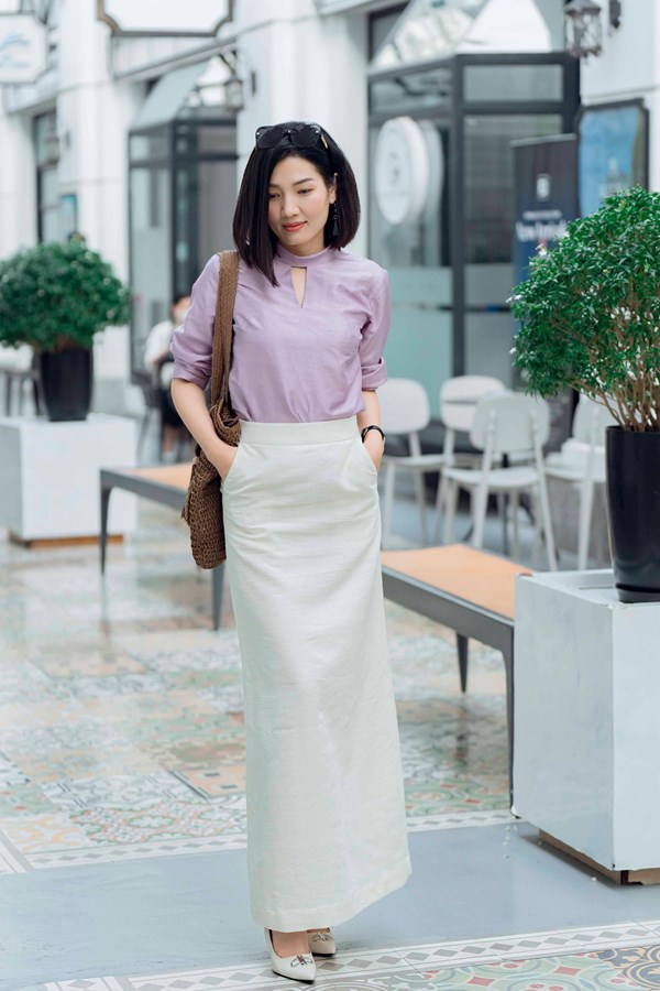 Lavender Well Shirt | Áo sơ mi “Tím Giếng” 