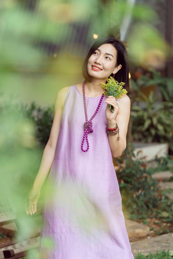 Rosy Heron Dress