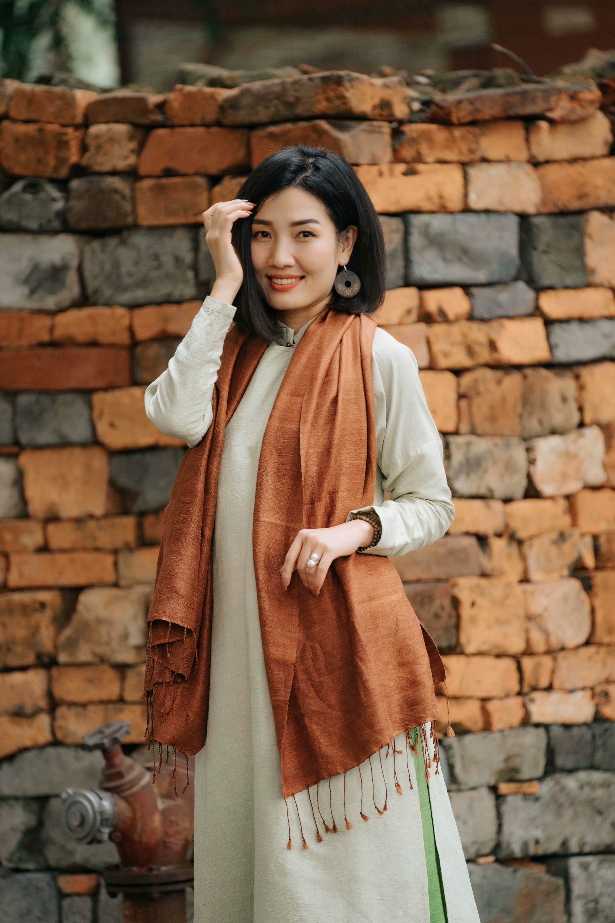 Luxury Ancient Silk Ao Dai 