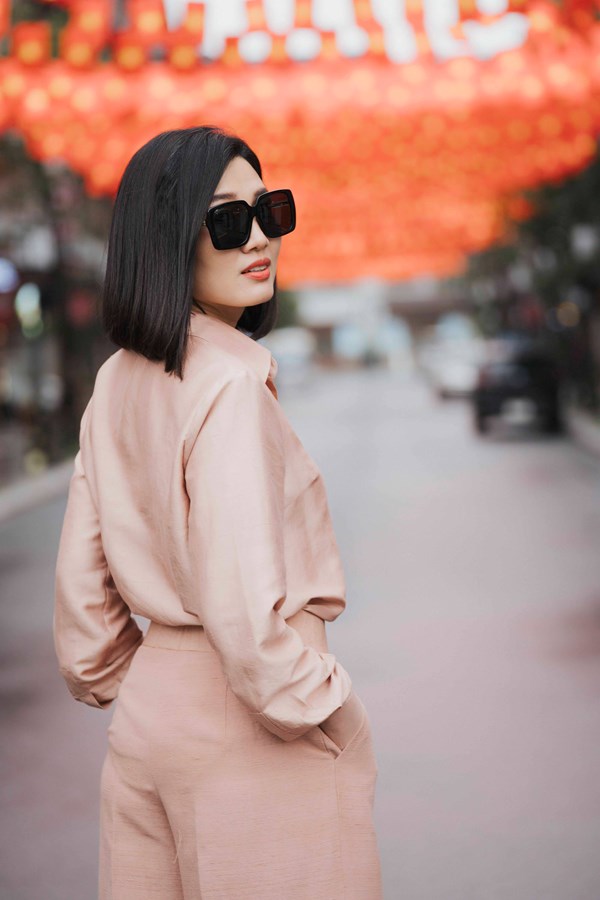 Wild Nut Blossom Shirt | “Hồng Phấn Mộc” Traditional Silk Shirt – Elegance Rooted in Natur